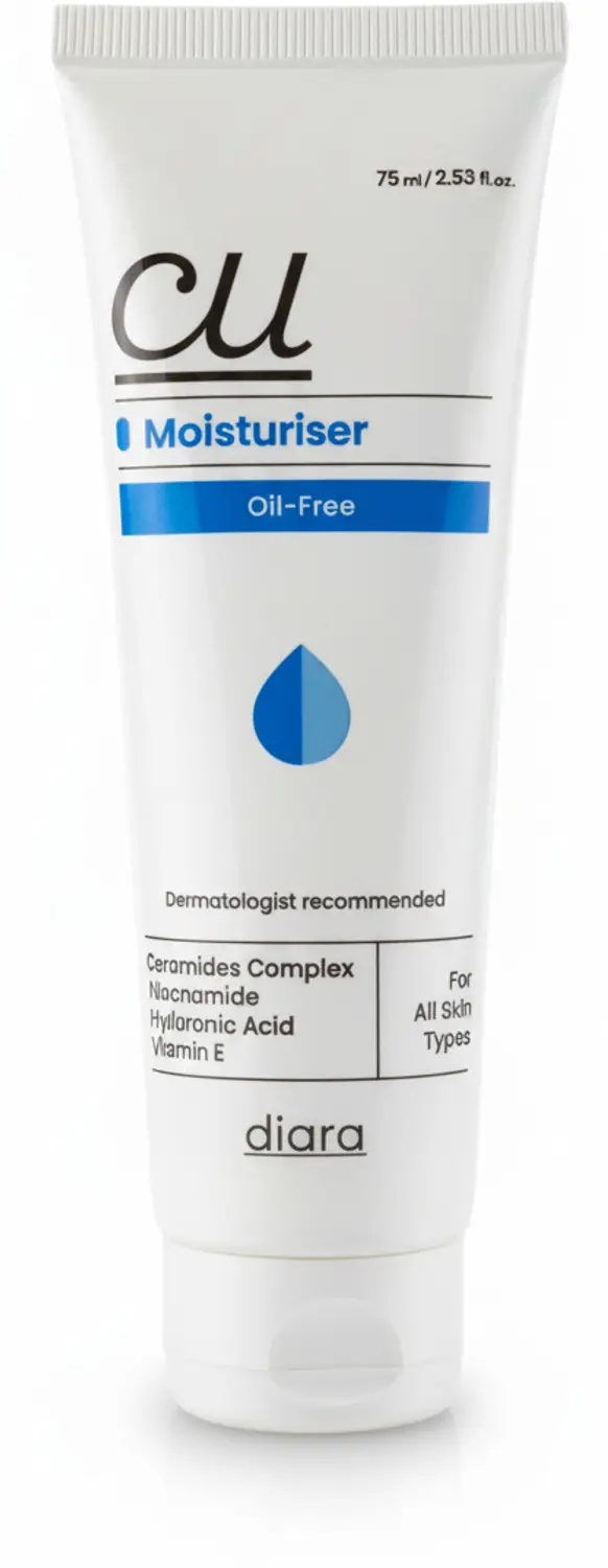 CU Moisturiser 75 ml – Oil-Free Barrier Support with Ceramides, Niacinamide & Hyaluronic Acid