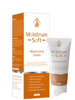 Moistrum Soft Moisturizing Cream 100 g – Ceramides, Hyaluronic Acid & Oat Extract for Deep Hydration