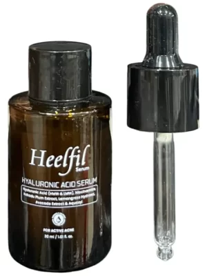 The ultimate solution for active acne that needs hydration. Heelfil Serum balances oil with Niacinamide and heals with Kakadu Plum, while dual-weight Hyaluronic Acid keeps your skin plump and glowy. No more dry, flaky acne spots—just clear, healthy skin.