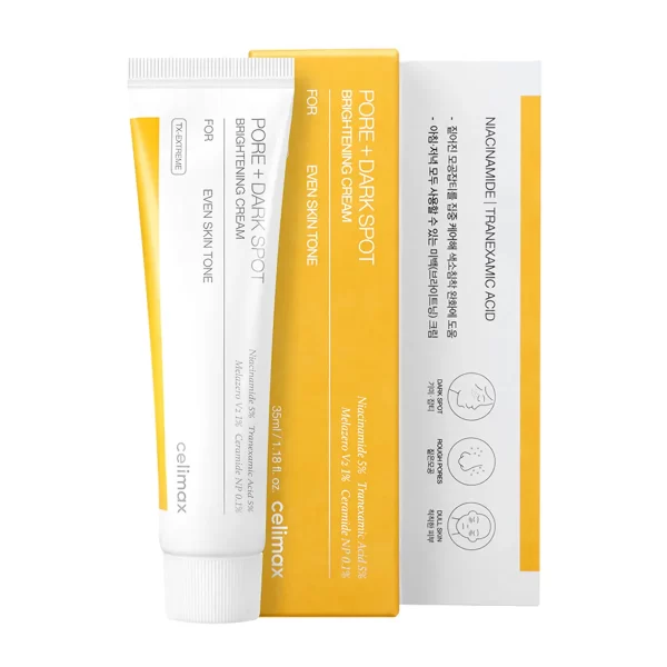 Celimax Pore+Dark Spot Brightening Cream (35ml) – Triple Melanin Care