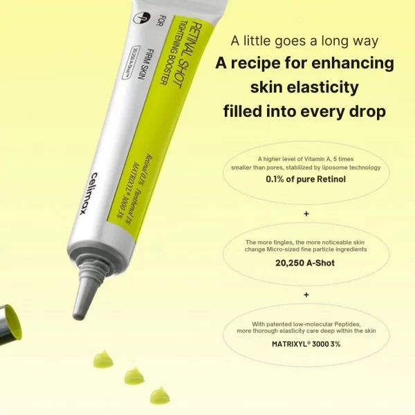 Celimax The Vita-A Retinal 0.1% Shot Booster (15ml) – Pore Tightening & Firming