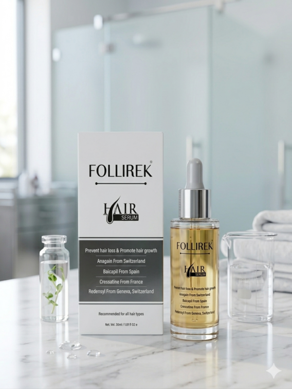 Follirek Hair Serum (30ml) – Advanced Hair Growth & Anti-Hair Loss Formula