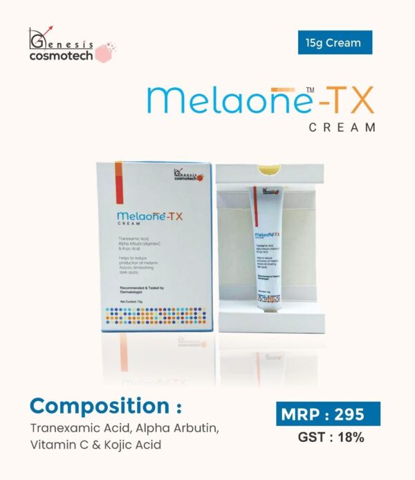 Melaone-TX Cream (15g) – Advanced Depigmenting & Skin Balancing Treatment
