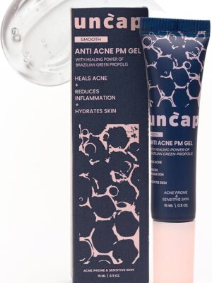 Uncap Smooth Anti Acne PM Gel (15ml) – Night Treatment with Brazilian Green Propolis