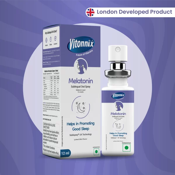 An advanced sublingual oral spray designed to help you fall asleep faster and regulate your natural sleep cycle. Powered by patented Sublispray® UK Technology, this non-habit forming liquid formula delivers rapid absorption for deeper sleep and overnight recovery without morning grogginess.
